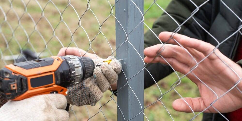 building fence