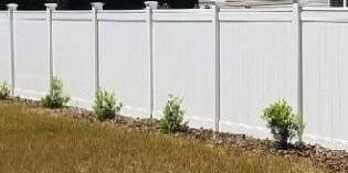 white fence - Privacy Fence