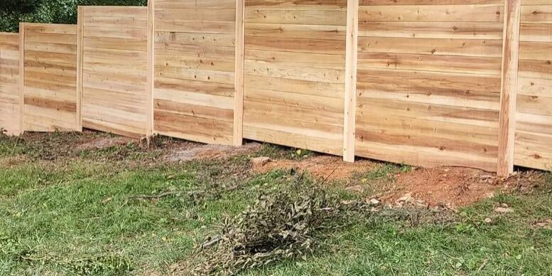 wooden fence - Privacy Fence